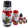 Nesting Snowman, Santa, Tree (5 per set)