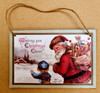 Wooden Postcard Santa Hanger