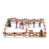 Reindeer Petting Zoo, Set of 17