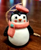 Penguin with Pink Scarf Tree Hanger