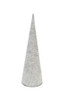 Silver/White Cone Tree SMALL 40cmL