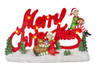 Merry Christmas Elf Sign 31cmL