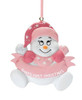 Baby's First Christmas (Pink Snowbaby)