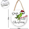 Grinch Wooden 25 Day Countdown To Xmas Clock