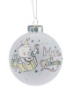 8cm Lemon Baby’s First Christmas Bauble