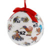 Kiwi Design Decoupage Ball - 8cm D