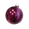 10cm D Purple/Pink Glass Ball