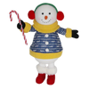 Standing Snowman with Earmuffs 13in