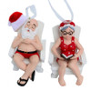 Mrs Claus on Beach Chair