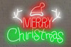 Red/Green Merry Xmas Hanging Neon Sign
