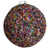 Pink Base Multicolour Bead Ball Hanger