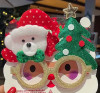 Xmas Glasses - Bear & Xmas Tree