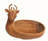 Reindeer Rattan Basket