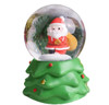 Green Xmas Tree Snowglobe with lights