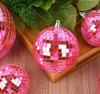 6cm Pink Mirror Ball