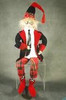 61cm H Flexible Red/Black Poseable Elf