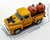 Halloween Orange Truck with Pumpkins