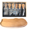 Acacia Cheese Board and Knife Set