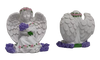 Sitting Lavender Resin Angel