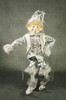 46cm H Flexible Silver/Grey Poseable Elf