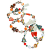 Colourful Beads Xmas Bracelet