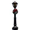 Miniature Lamp Post with Wreath