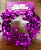 Wire Star Garland Purple 8m