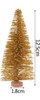 Miniature Pine Trees - Gold & Silver Assorted 12.5cm