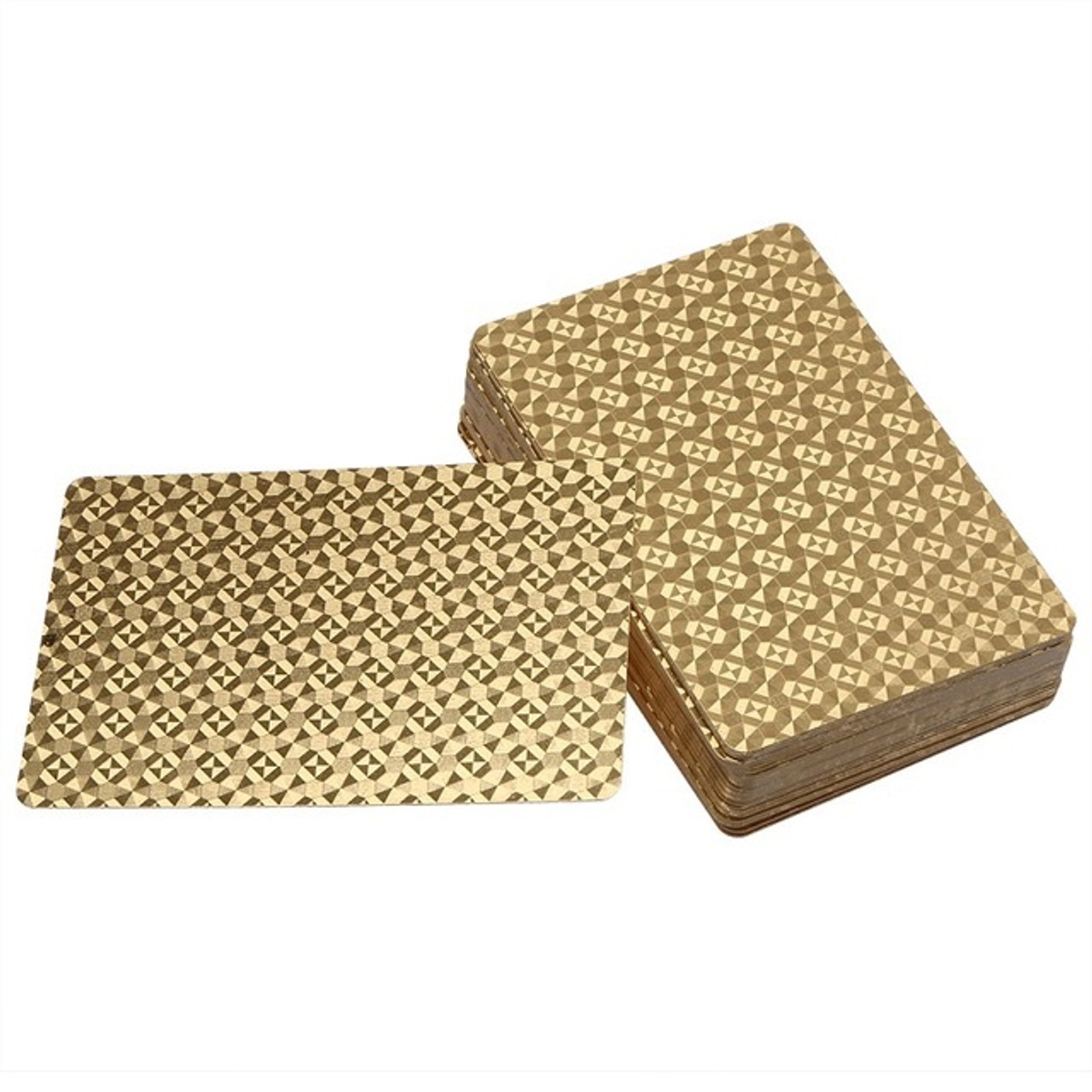 Gold Metallic Playing Cards