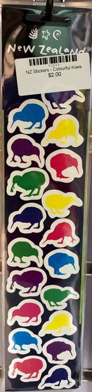 NZ Stickers - Colourful Kiwis