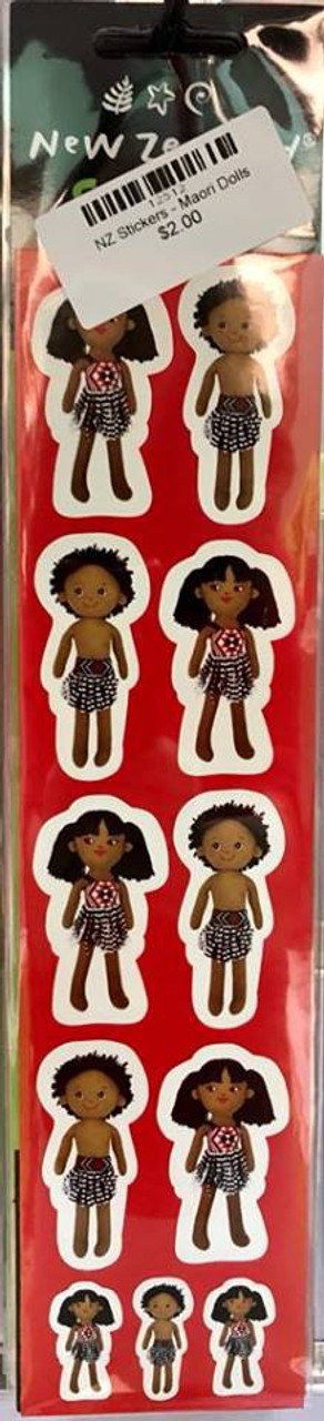 NZ Stickers - Maori Dolls