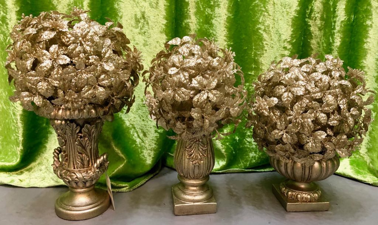 25cm Golden Topiary