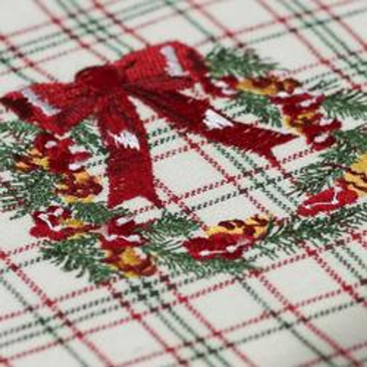 Country Plaid Christmas Cloth Placemat