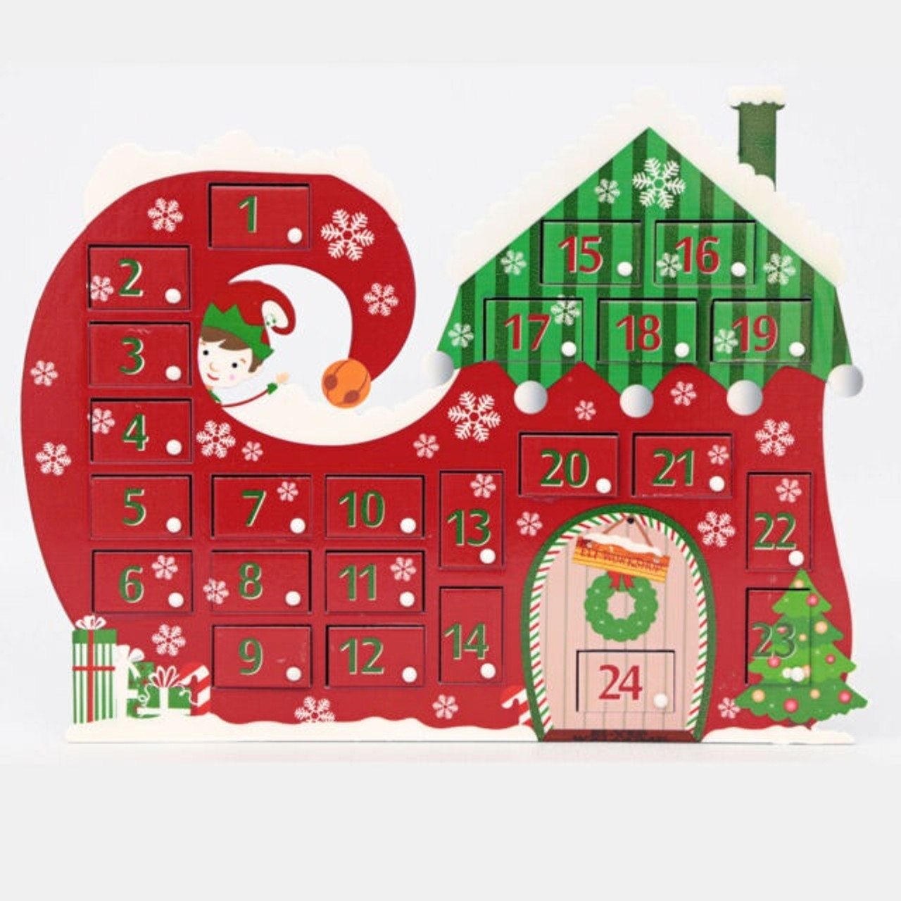 Elf House Advent Calendar