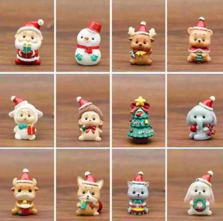 Miniature Christmas Santas/Animals