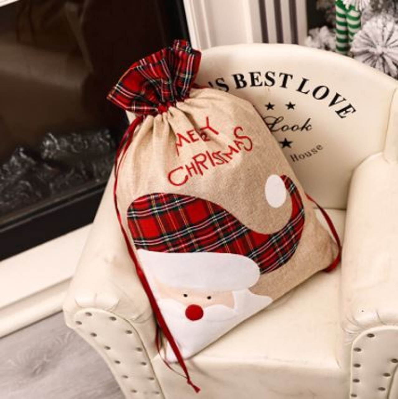 Tartan Santa Sack