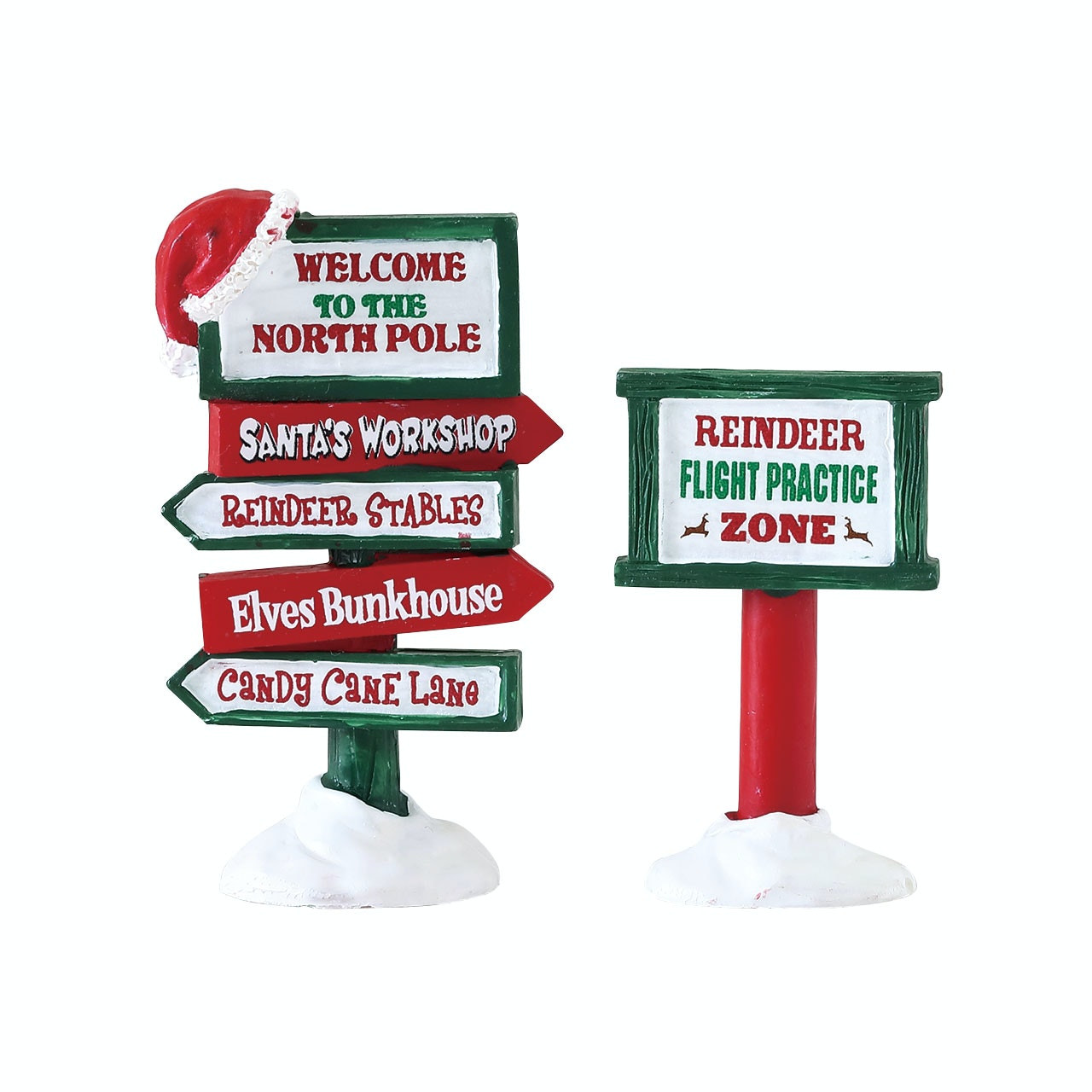 North Pole Signs, Set of 2