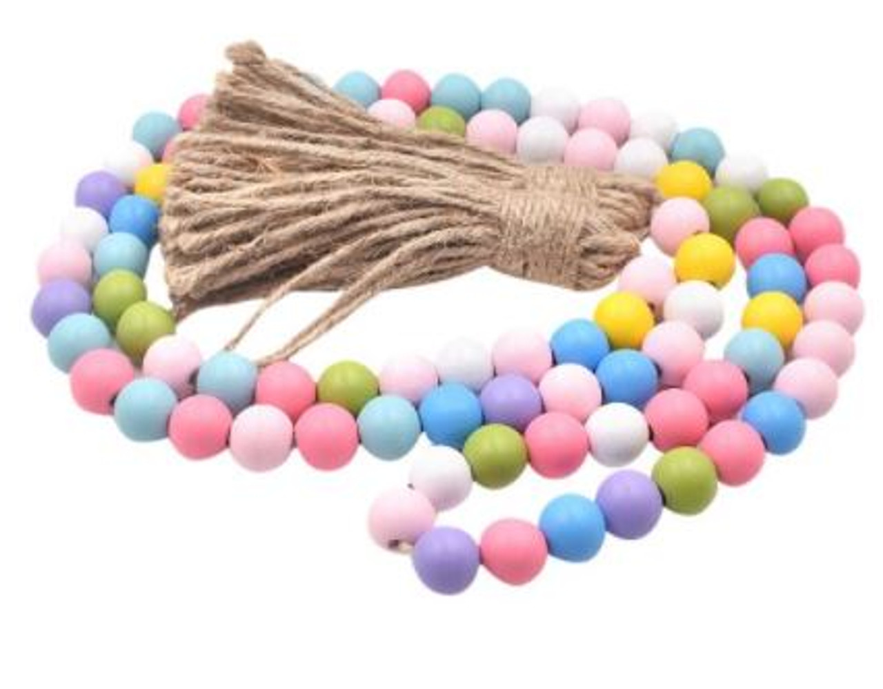 Wooden Candy Beaded Garland - 1.5m