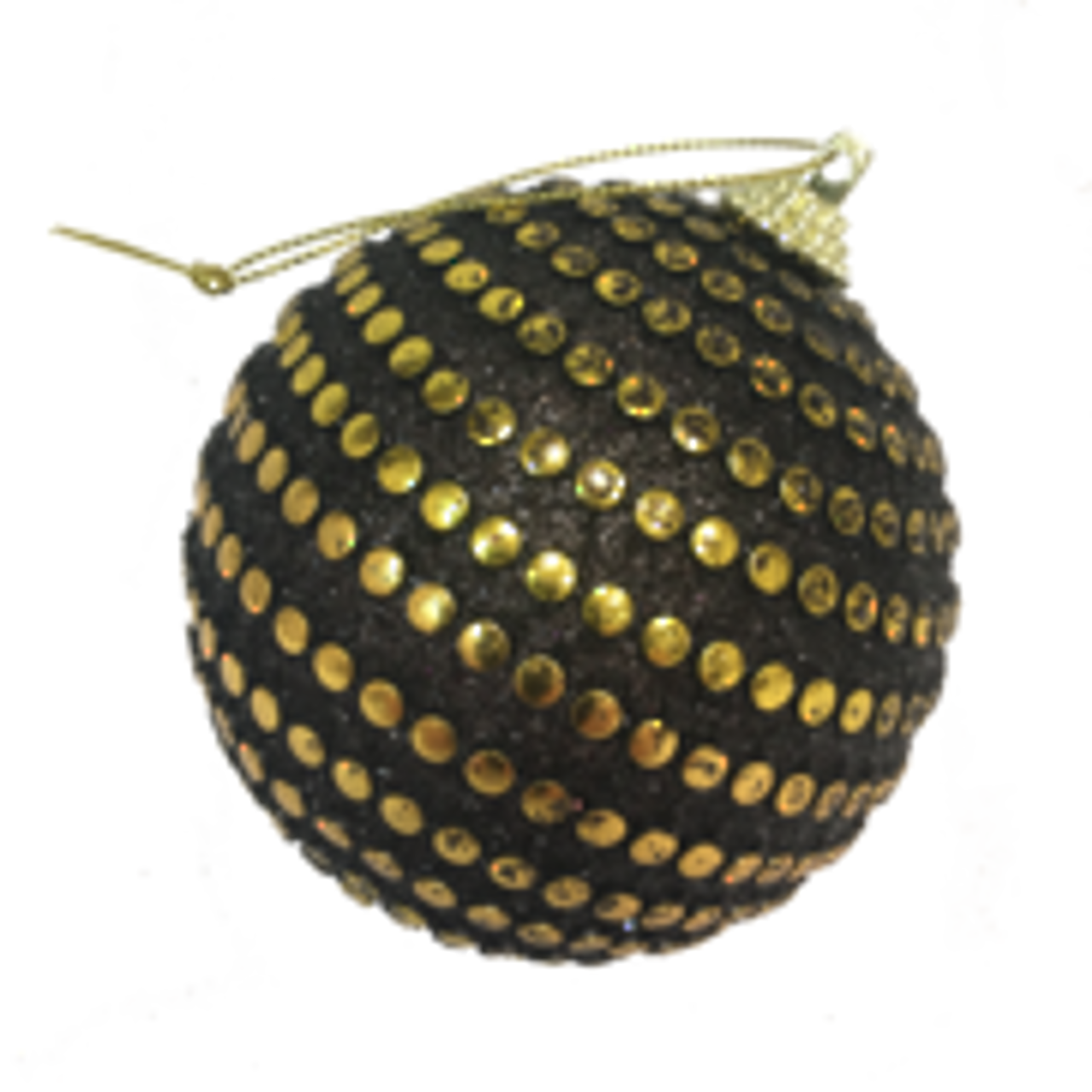 Black Onion with Gold Dots Hanger