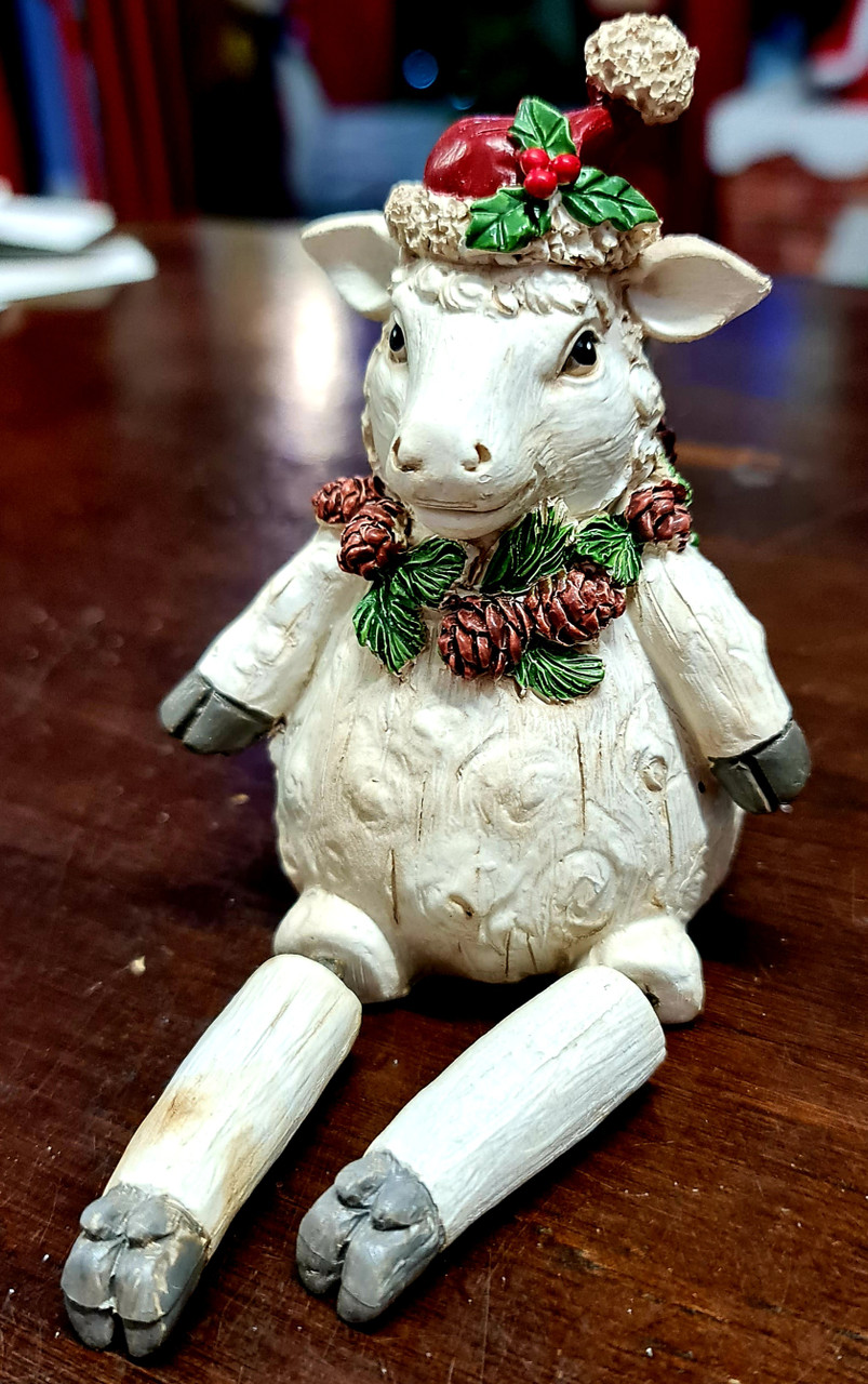 Farm Animal Xmas Buddy - Sheep 11cm