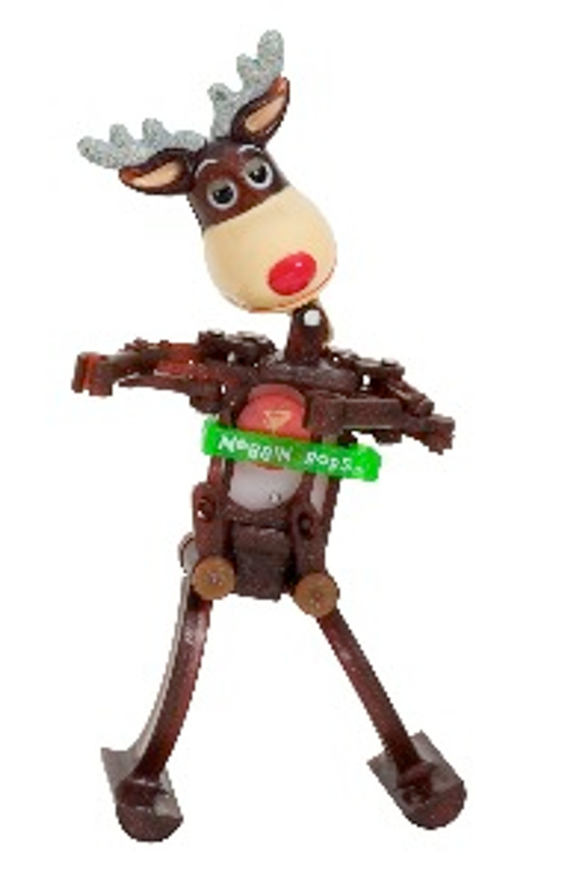 Noggin Bop Z Wind-up Rudy Reindeer