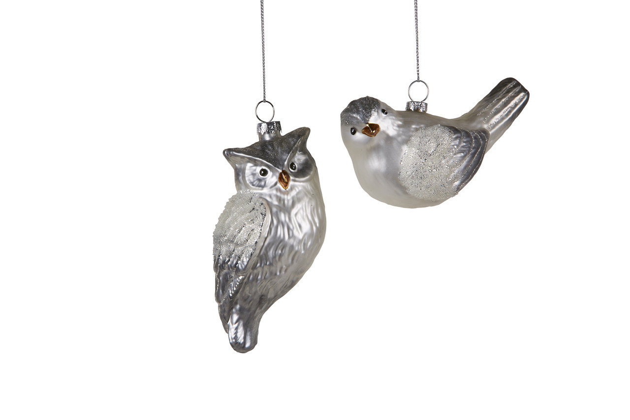 Silver Owl Hanger 14cmL
