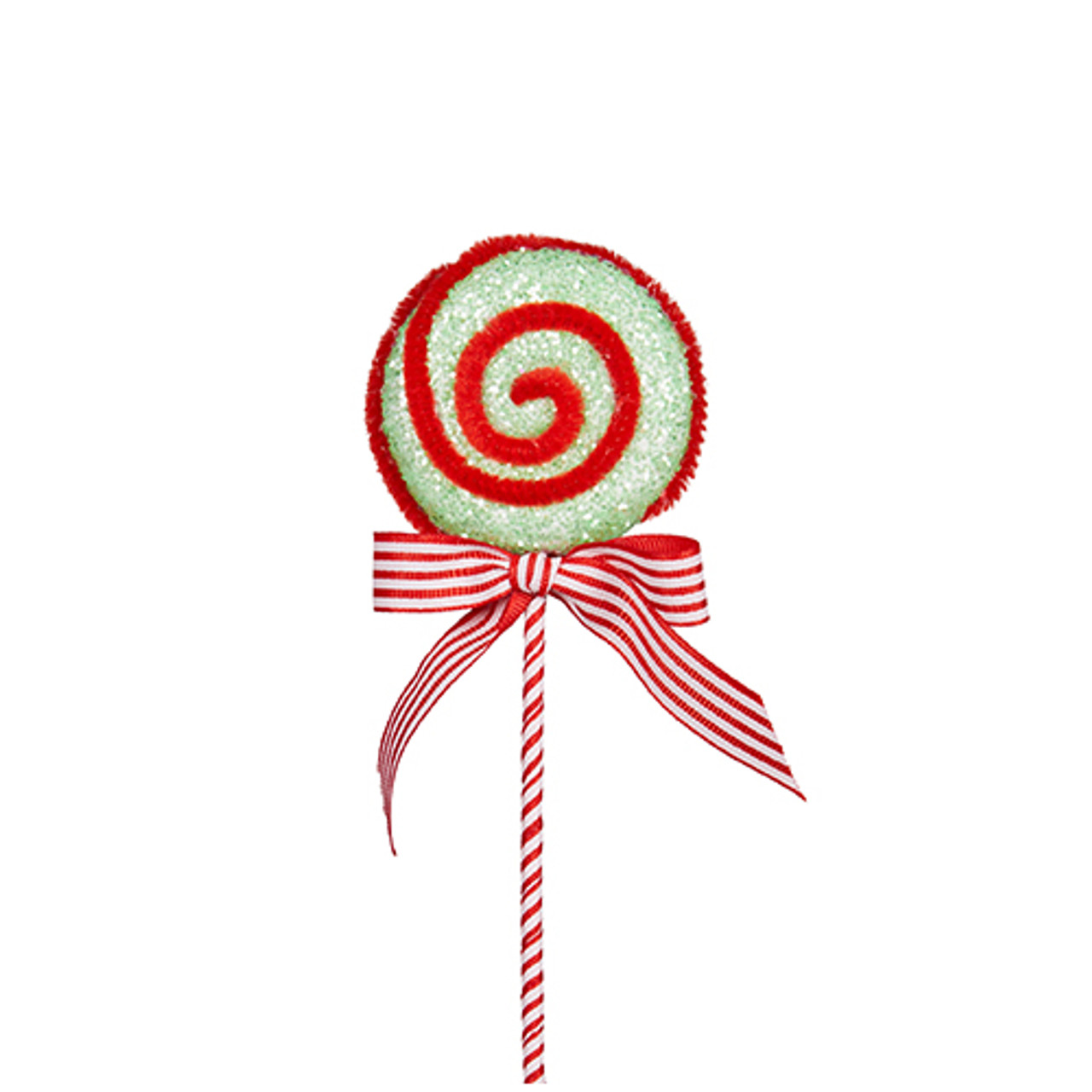 20cmH Candy Cane Lollipop