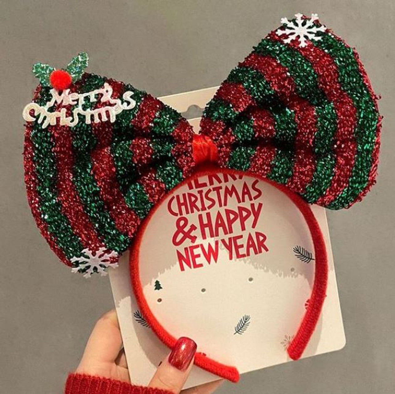 Christmas Head Bows - Assorted