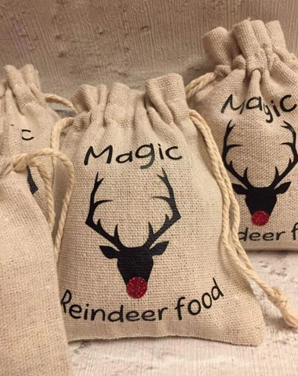 Magical Reindeer Food Bag w Carrots