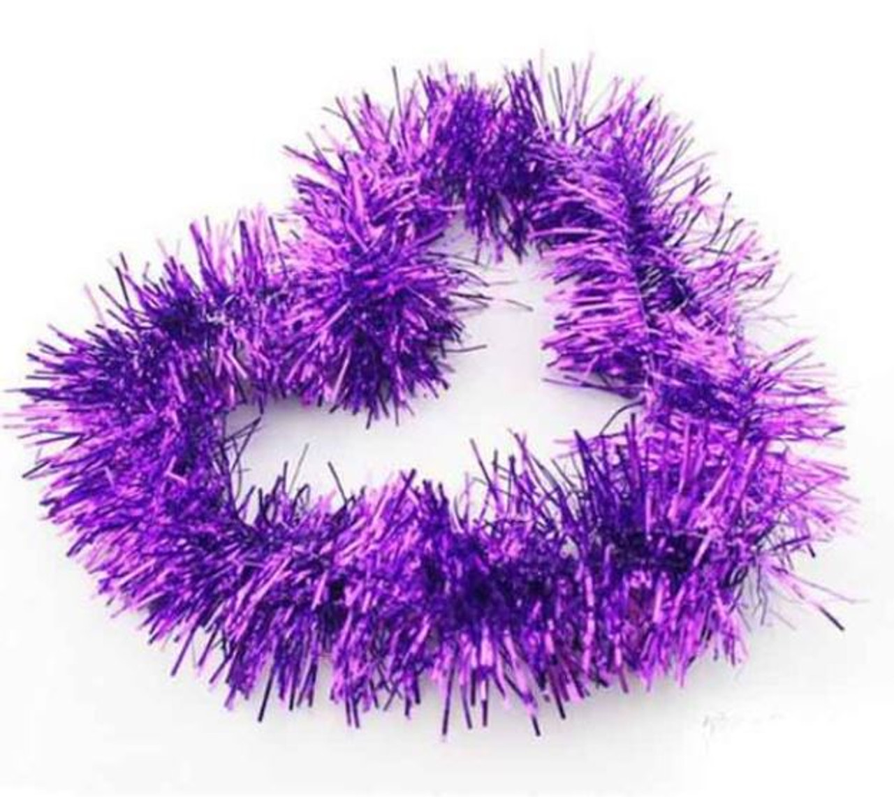 Purple Tinsel 2m