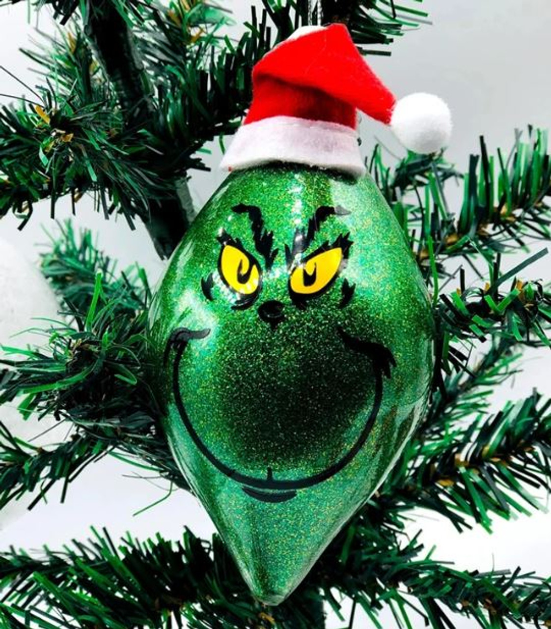 Grinch Face Bauble