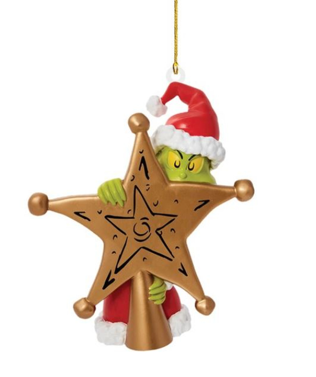 Grinch on Tree Topper Hanger