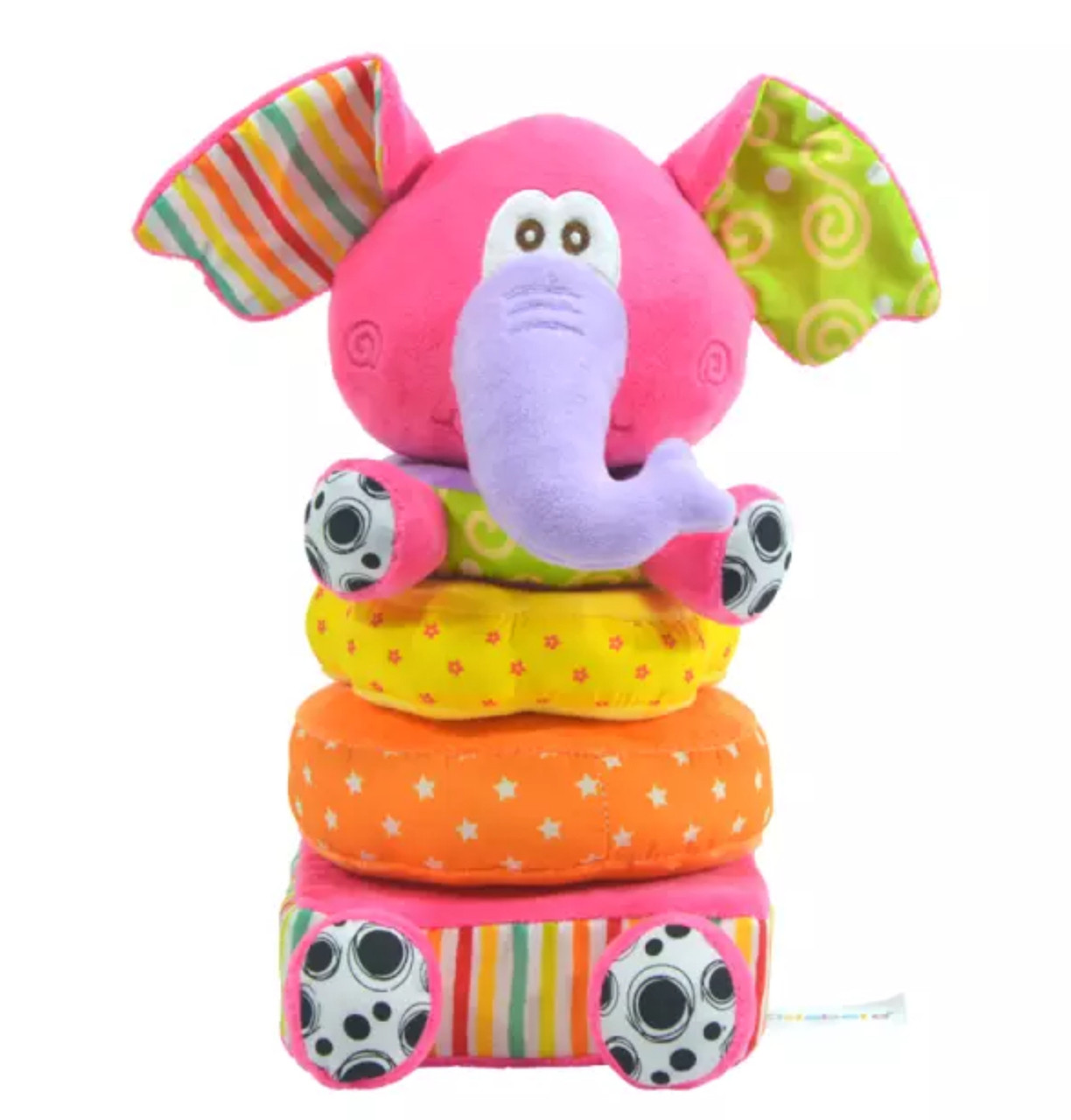 Stacking Elephant Plush Toy