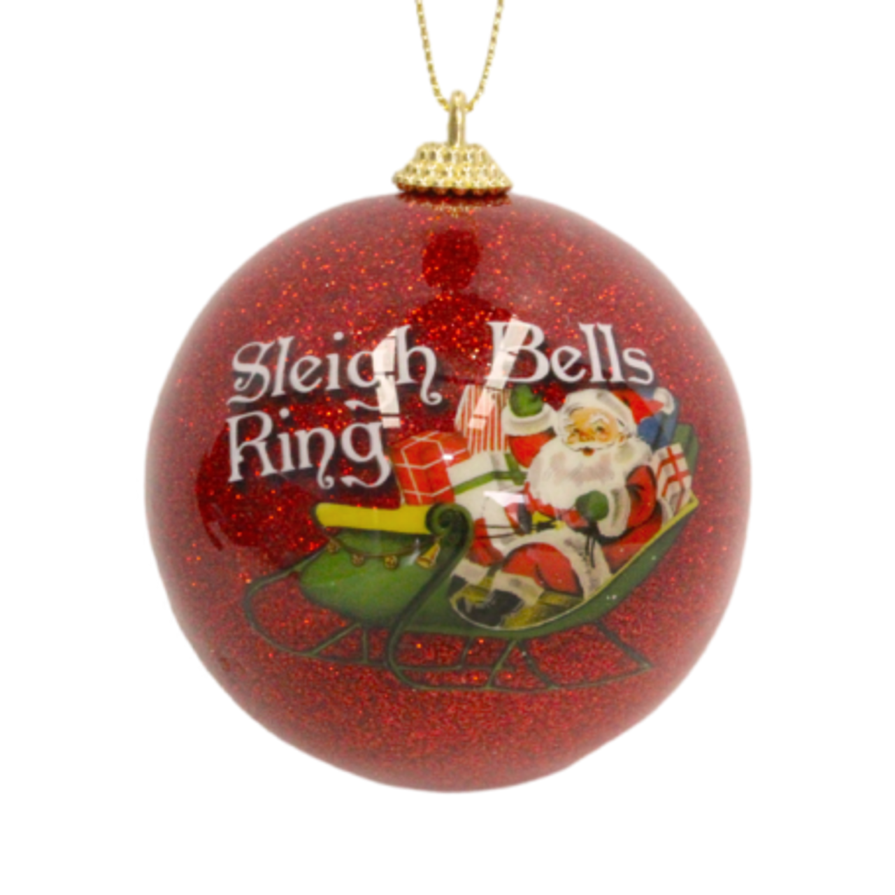 Sleigh Bells Ring Tree Hanger - 80mm
